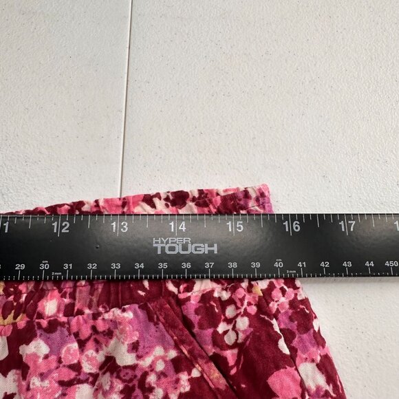 Eddie Bauer Floral Print Skirt S Cotton & Rayon Blend Elastic Waist Cottage Boho - Picture 3 of 11